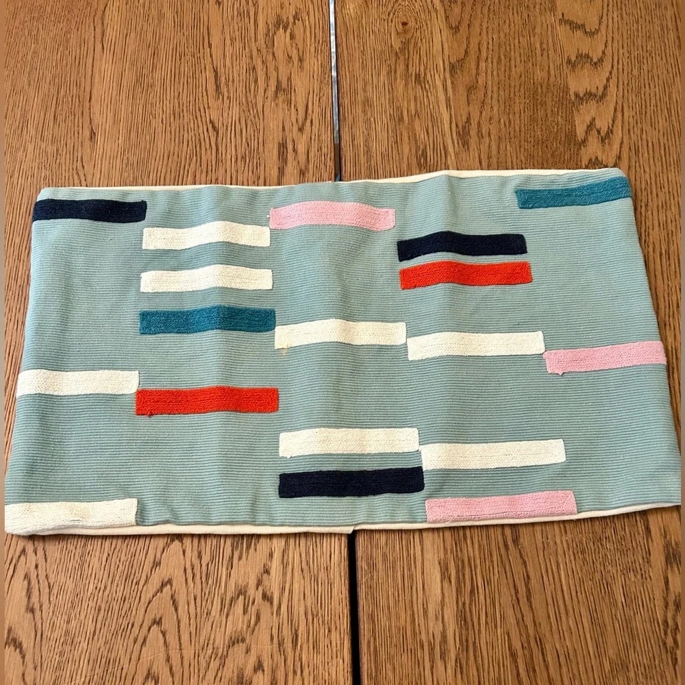 West Elm Striped Pillow Cover